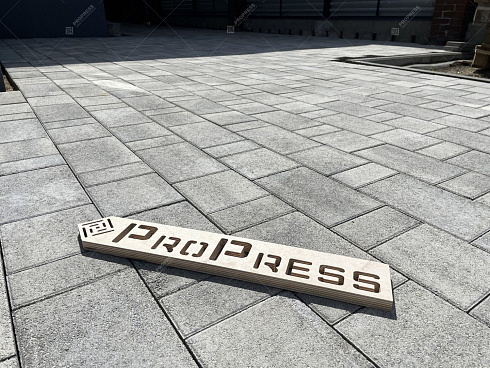 Тротуарная плитка Propress Ландхаус "Серо-белый" 60мм 