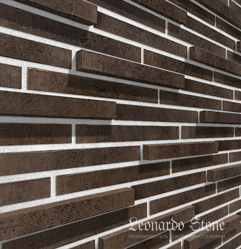 Ригельный кирпич Leonardo Stone "Сиэтл 3D" 707