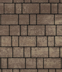 Тротуарная плитка Выбор Старый город "Хаски Листопад Гладкий" 40мм