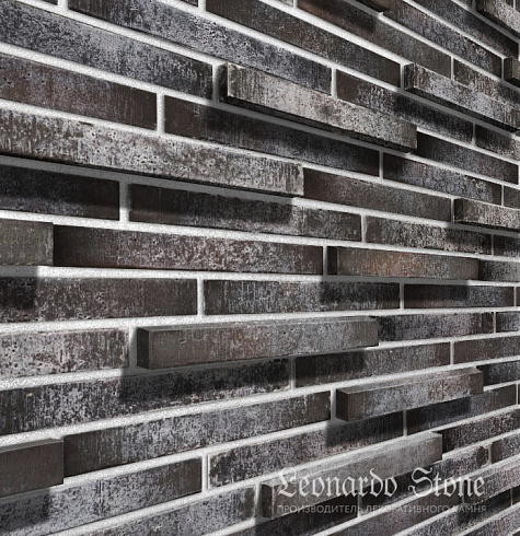 Ригельный кирпич Leonardo Stone "Сиэтл 3D" 786