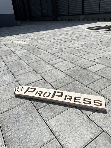 Тротуарная плитка Propress Ландхаус "Серо-белый" 60мм 