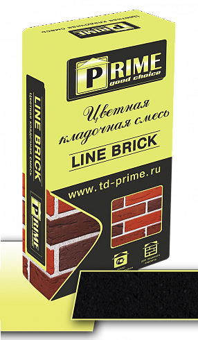Цветная кладочная смесь Prime Line Brick "Klinker" Черная 25 кг