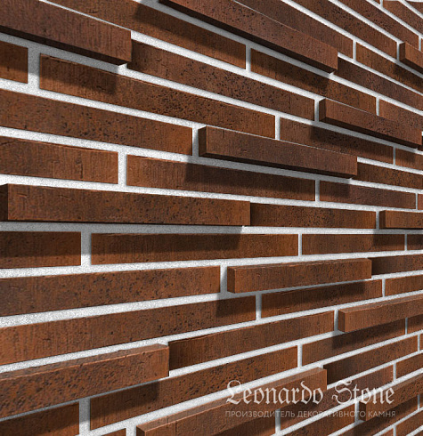 Ригельный кирпич Leonardo Stone "Сиэтл 3D" 773