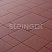 Тротуарная плитка Steingot Бавария "Темно-красная" 60мм