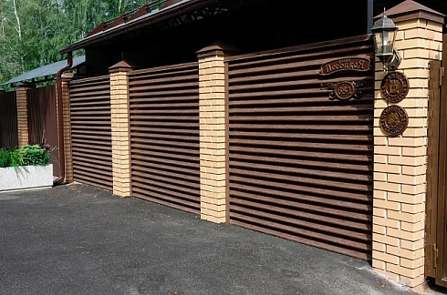 Забор жалюзи YardWall Printech